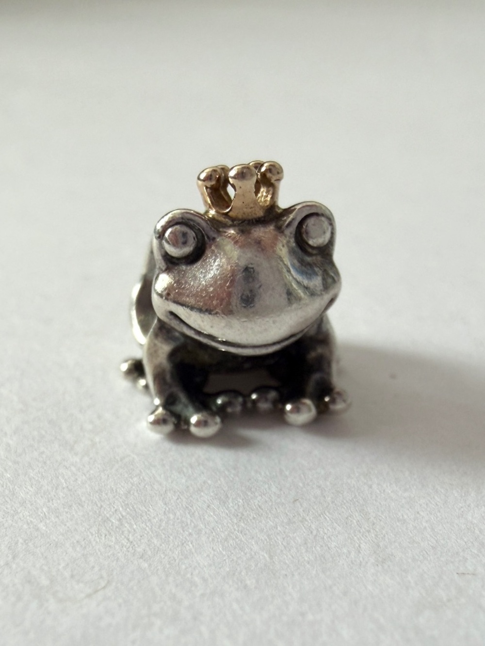 RARE Retired Pandora Charm Frog Prince 791118